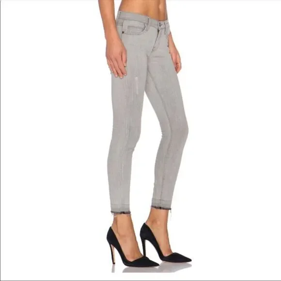 Current/Elliott The Stiletto Dillon Released Hem Jean Gray Size 28 - Picture 4 of 15